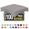 Party Solids Paper Napkins Disposable Everyday 100 Pcs 2 Ply Napkins Paper Everyday For Parties & Party Supplies
